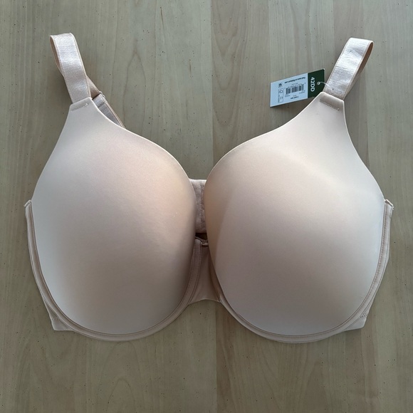 NO BOUNDARIES Beige T-Shirt Bra. Size 42DD. Lightly Lined. No Underwire   NWT - Picture 1 of 9